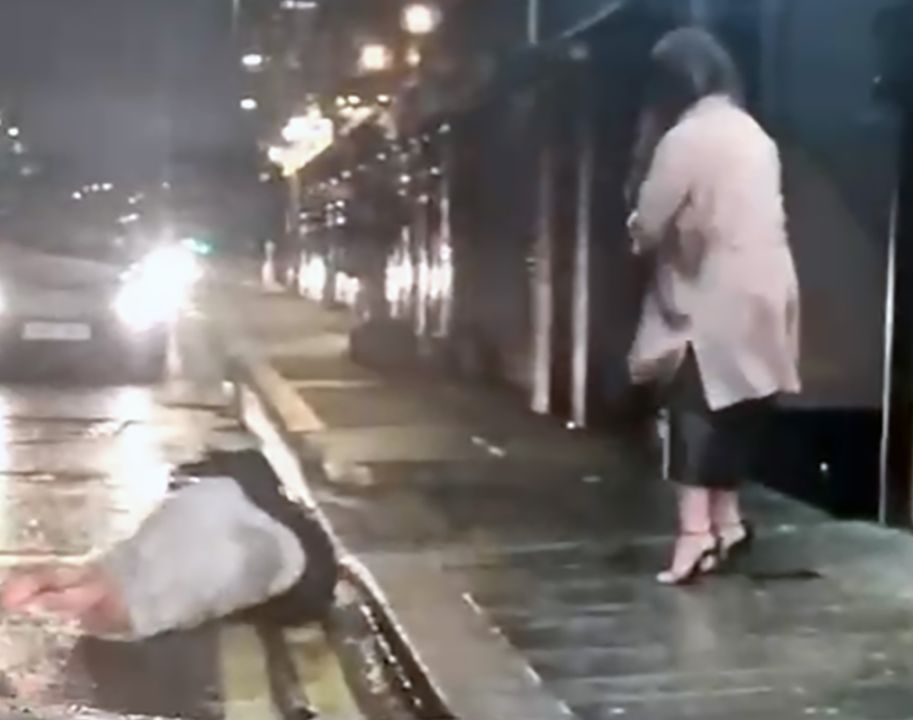 Kerri pushed Allanah Mullan onto the road